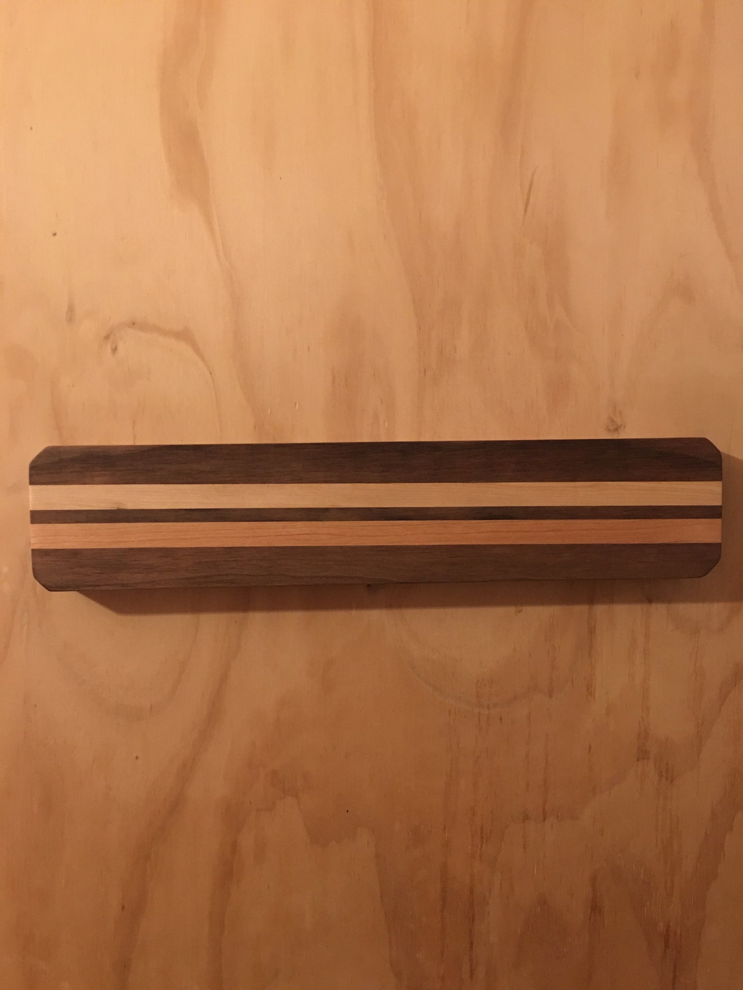 Black Walnut/Cherry Magnetic Knife Block